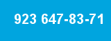 923 647-83-71 923 647-83-71